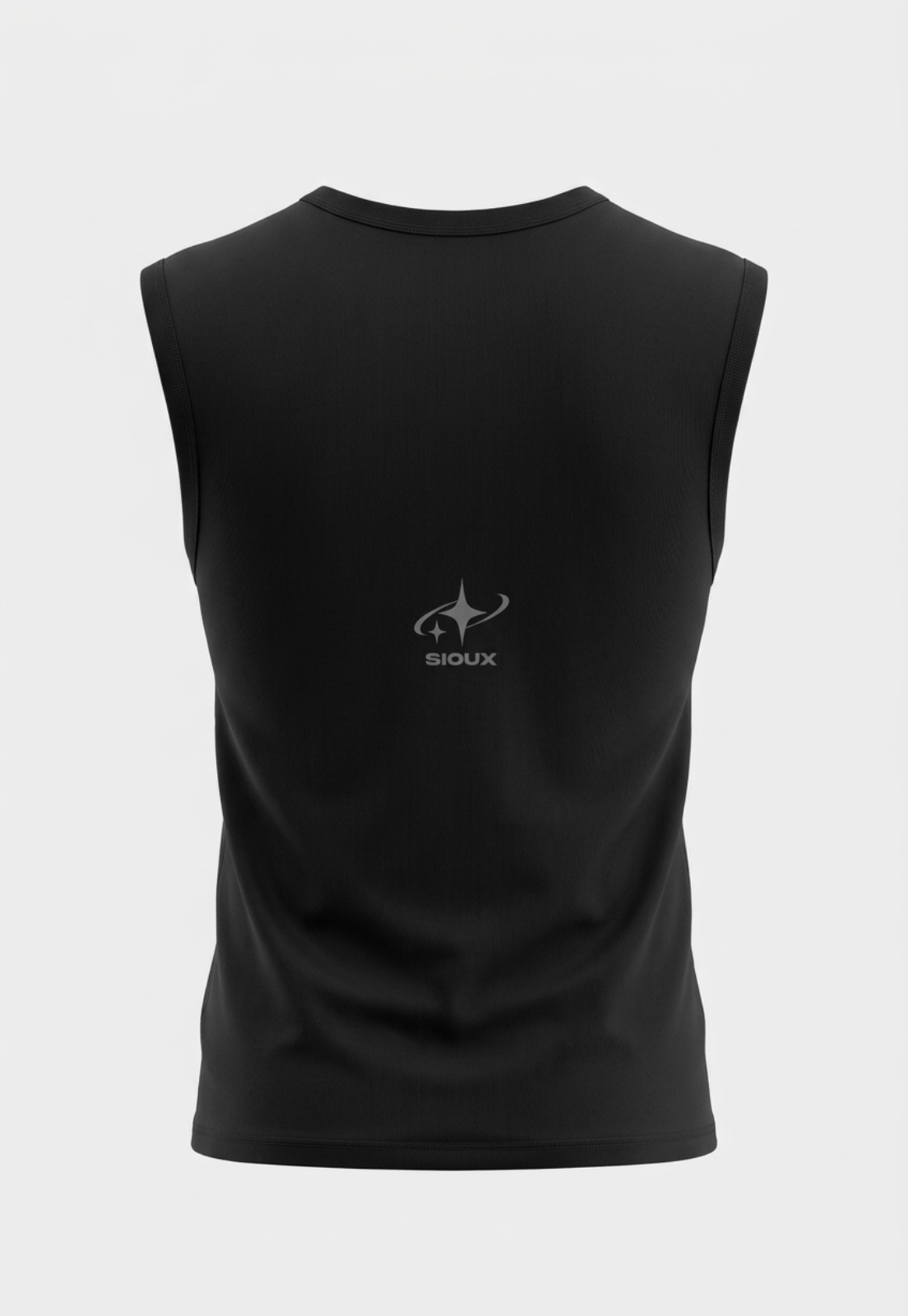 Sudadera Hombre Print Goma Negro 2