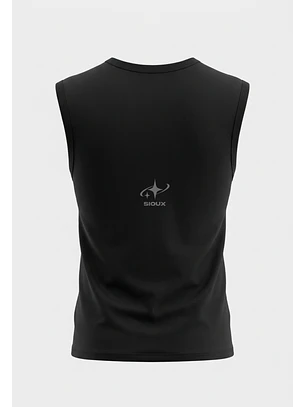 Sudadera Hombre Print Goma Negro