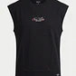 Sudadera Hombre Print Desgastado Negro - Miniatura 1