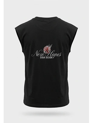 Sudadera Hombre Print Desgastado Negro