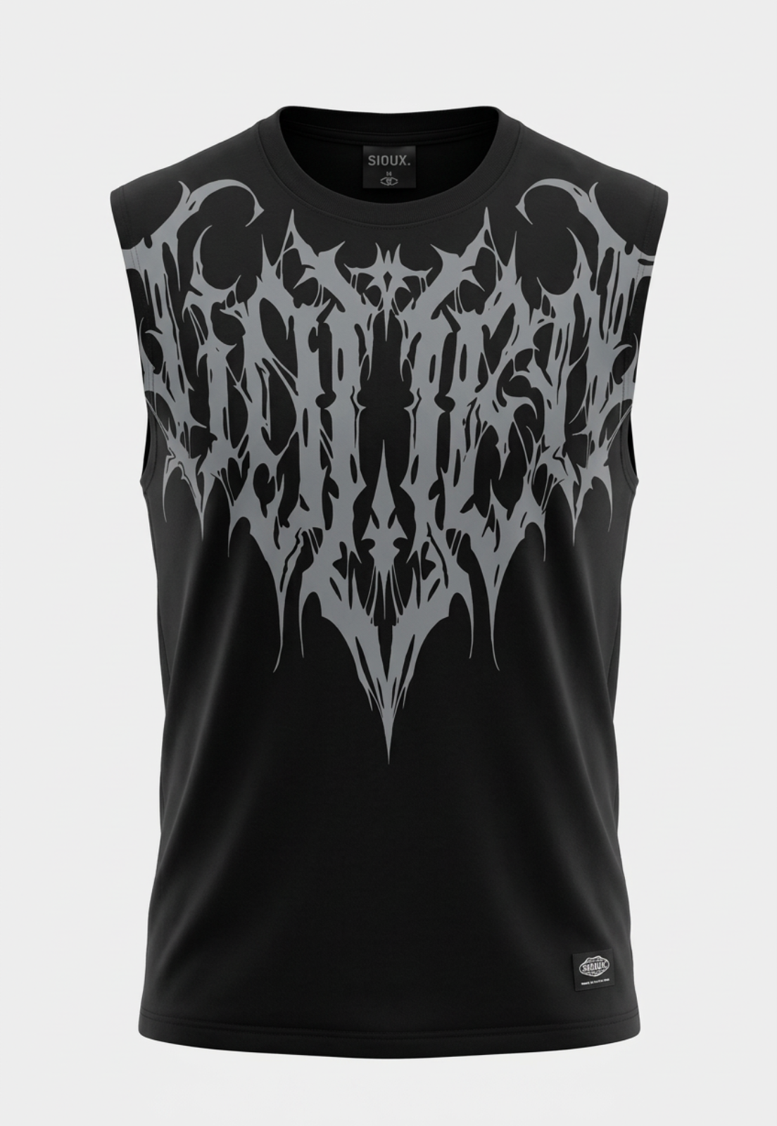 Sudadera Hombre Death Alas Negro 1