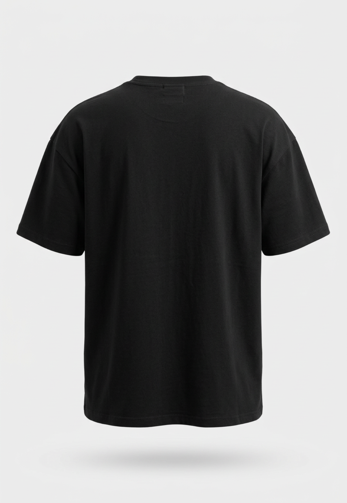 Polera Hombre Boxy Fit Boca Death Negro 2