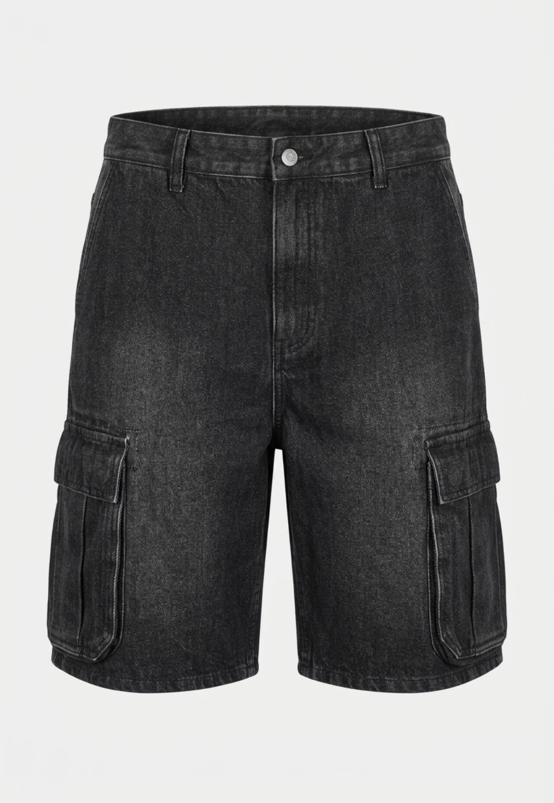 Bermuda Hombre Cargo Negro 1