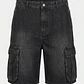 Bermuda Hombre Cargo Negro - Miniatura 1