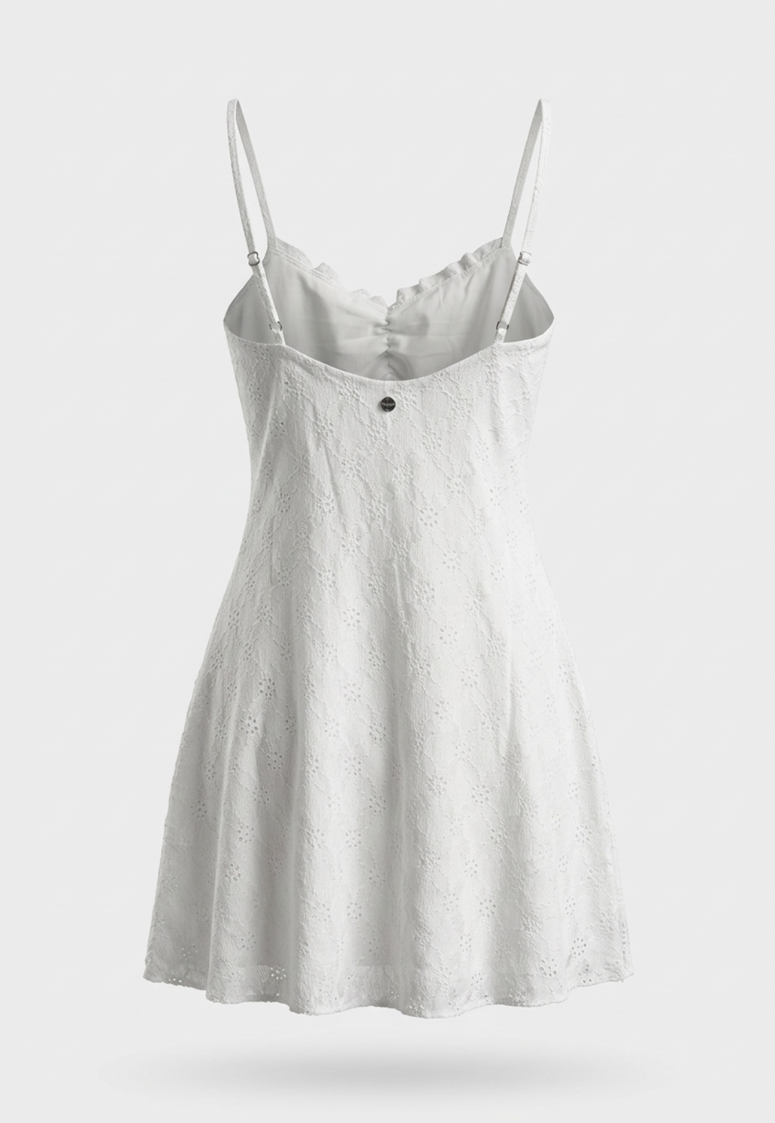 Vestido Mujer Fantasía Bordado Crudo 2