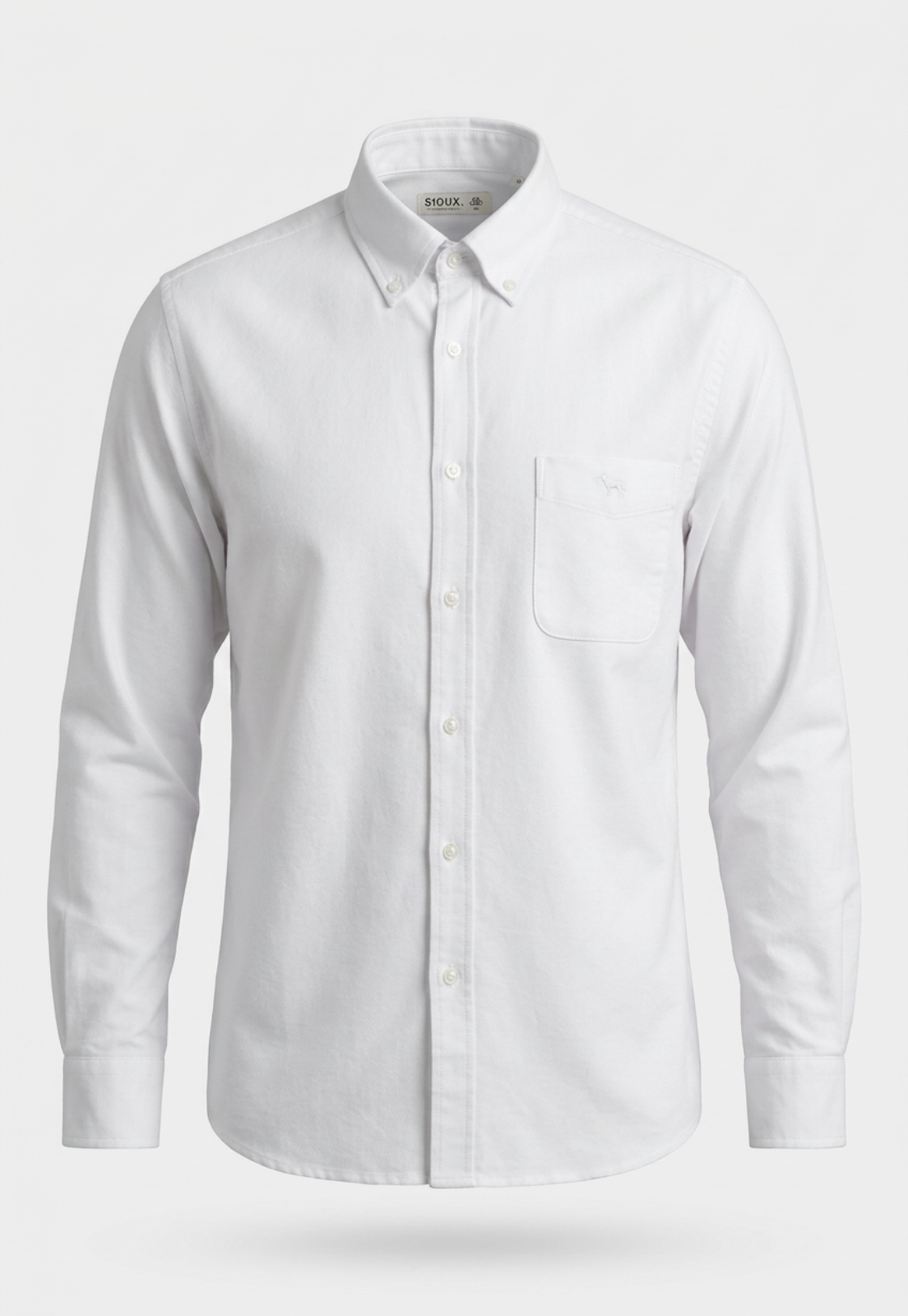 Camisa Hombre Oxford Blanco 1