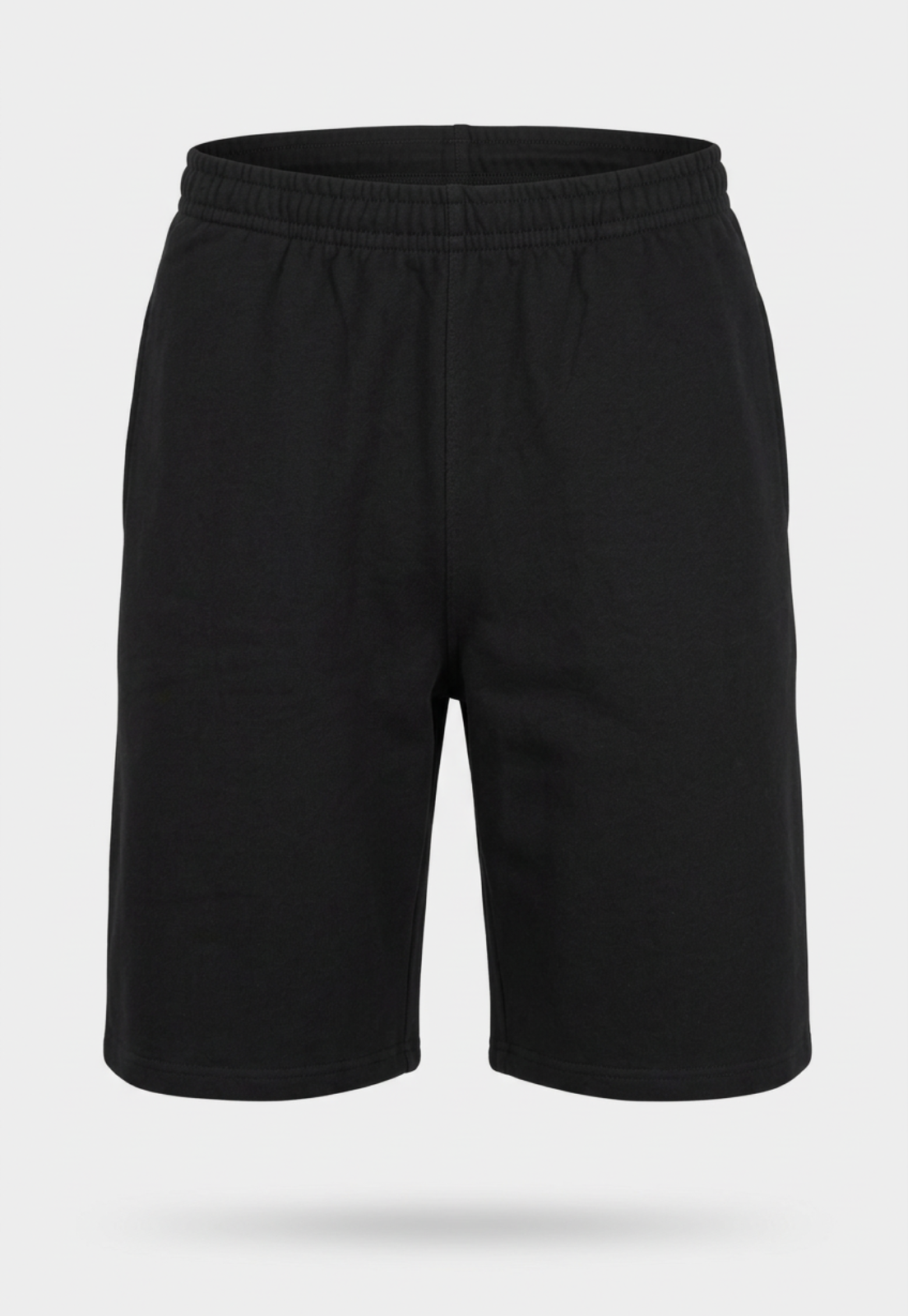 Bermuda Hombre Wide Leg Franela Negro 1