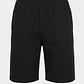 Bermuda Hombre Wide Leg Franela Negro - Miniatura 1