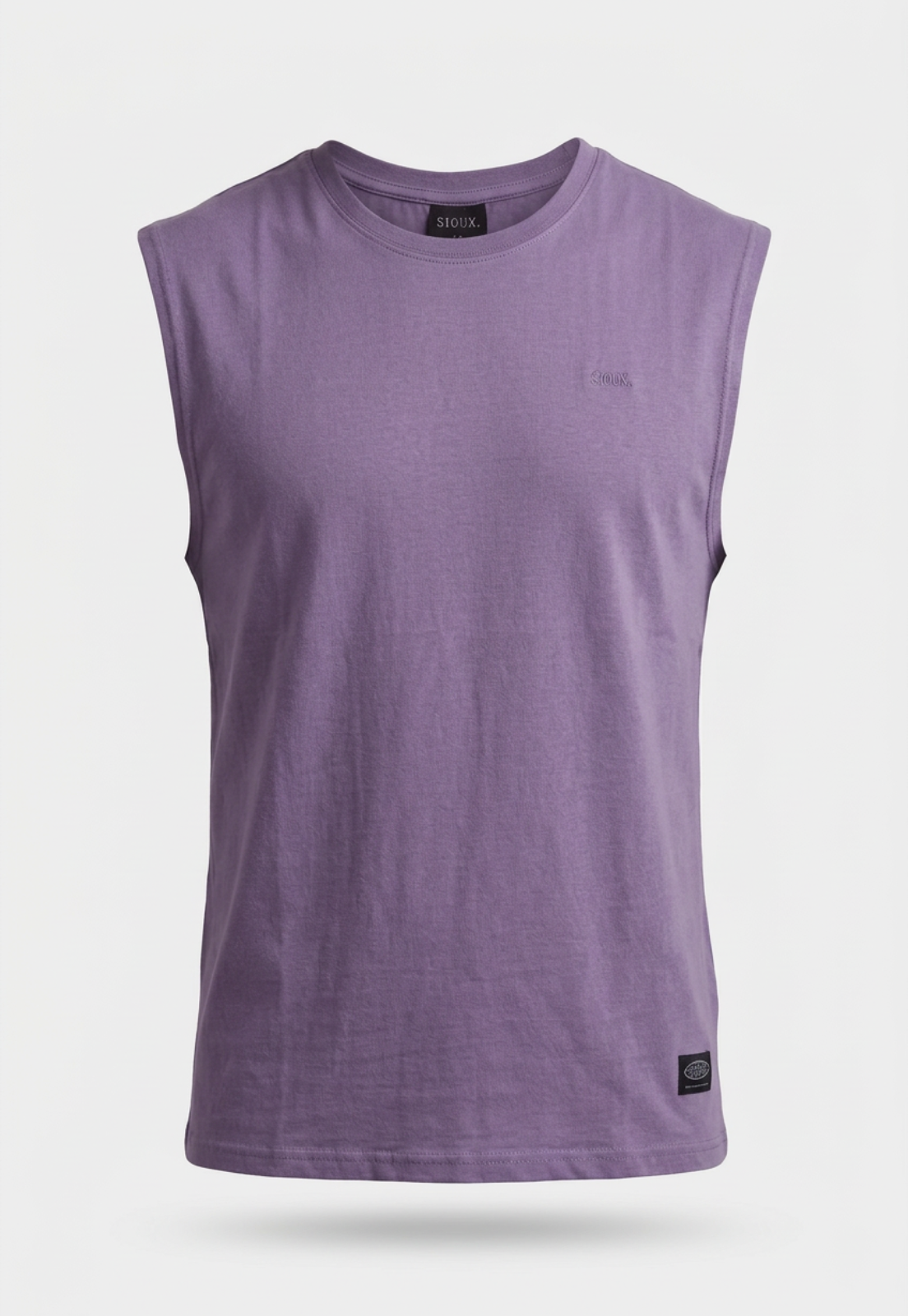 Sudadera Hombre Lavada Lila 1