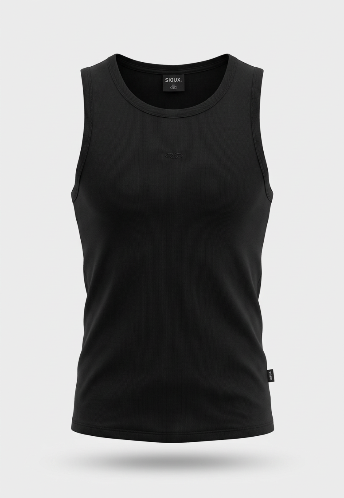 Sudadera Hombre Rib Negro 1