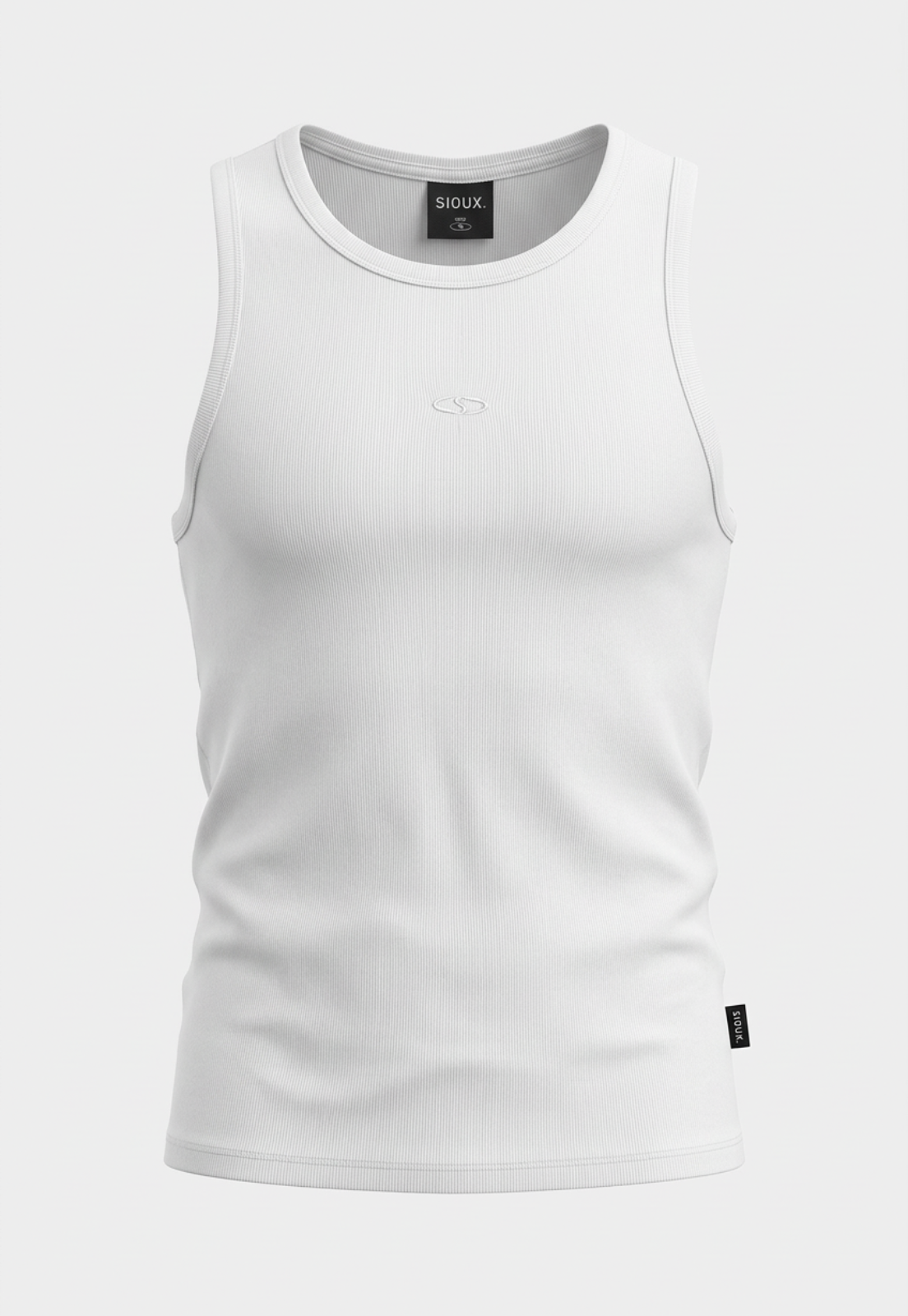 Sudadera Hombre Rib Blanco 1