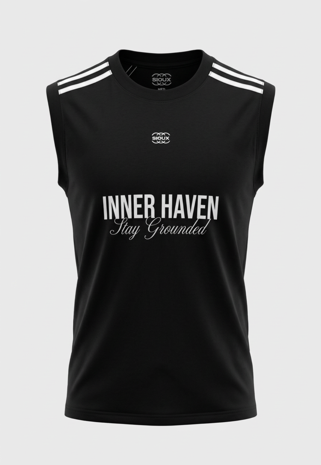 Sudadera Hombre Rayas Negro Training 1