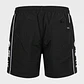 Traje De Baño Hombre Print Costado Piping Negro - Miniatura 2