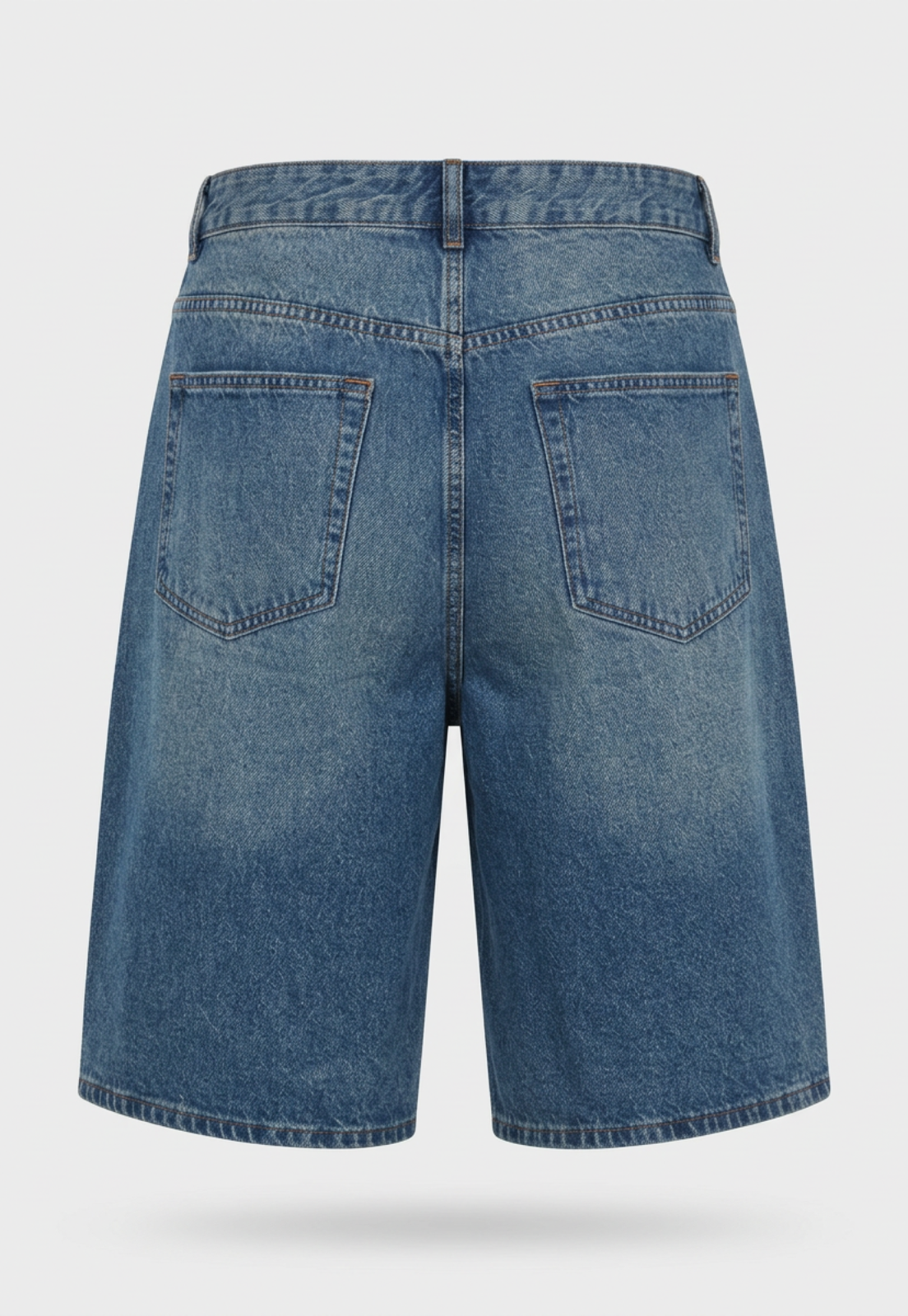 Bermuda Hombre Baggy Oxidado Celeste 2