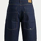 Bermuda Hombre Jort Raw Bolsillos Azul - Miniatura 2