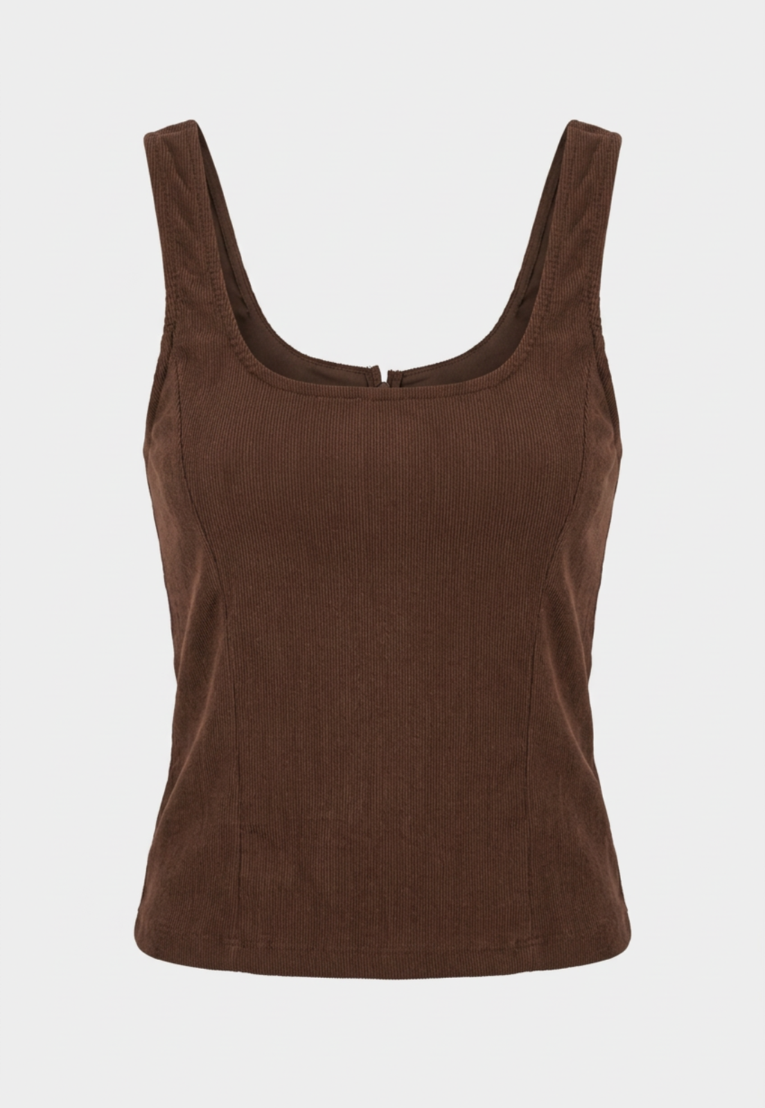 Peto Mujer Tipo Corset Broches Café 1