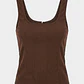 Peto Mujer Tipo Corset Broches Café - Miniatura 1