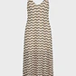 Vestido Mujer Tejido Crudo - Miniatura 1