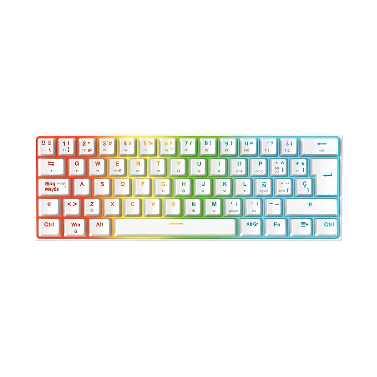 Teclado Mecánico al 60% Fantech MAXFIT61 MK857 Space Edition 1
