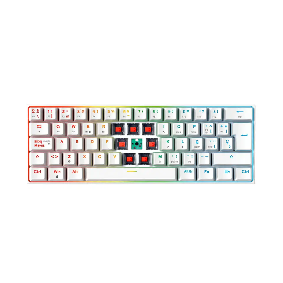 Teclado Mecánico al 60% Fantech MAXFIT61 MK857 Space Edition 2