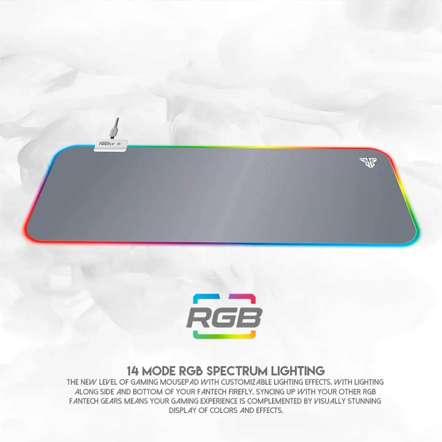 Mousepad Gamer Fantech MPR800 Firefly RGB 78X30CM Space Ed 5