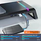 Soporte Base Organizador RGB para Monitor, notebook, incluye 4 puertos USB 3.0 - Miniatura 6