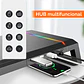 Soporte Base Organizador RGB para Monitor, notebook, incluye 4 puertos USB 3.0 - Miniatura 7
