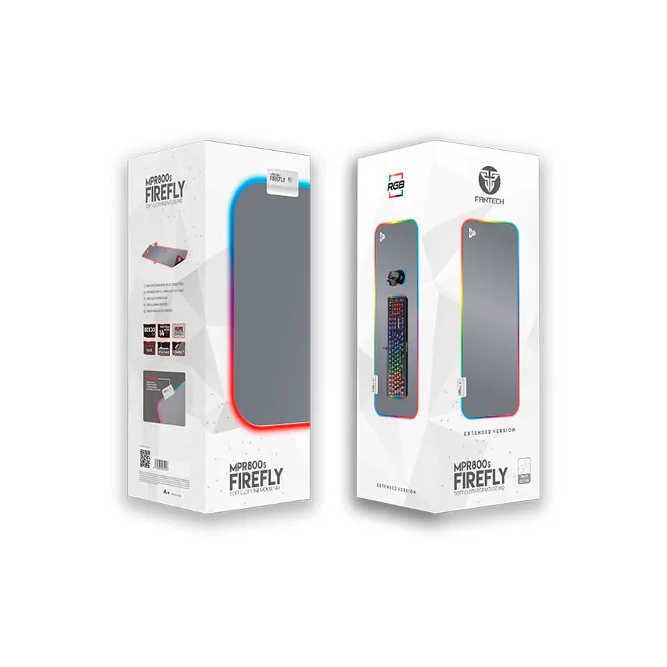 Mousepad Gamer Fantech MPR800 Firefly RGB 78X30CM Space Ed 9