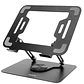 Soporte Base Acero Para Notebook Macbook Ipad Giro 360 Vanto - Miniatura 1