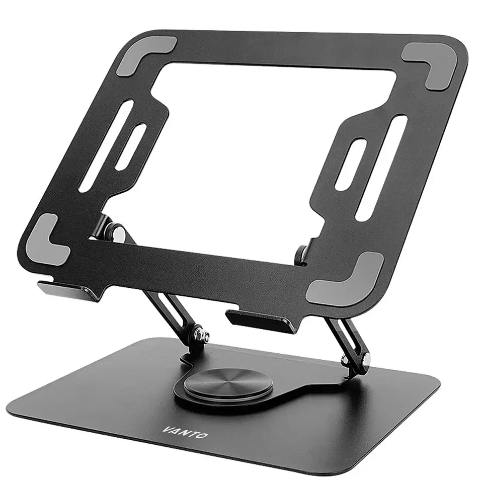 Soporte Base Acero Para Notebook Macbook Ipad Giro 360 Vanto 1
