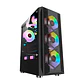 Gabinete Kronos Ice Drilling, ATX, Vidrio Templado, USB 3.0, 4 ventiladores RGB - Miniatura 1