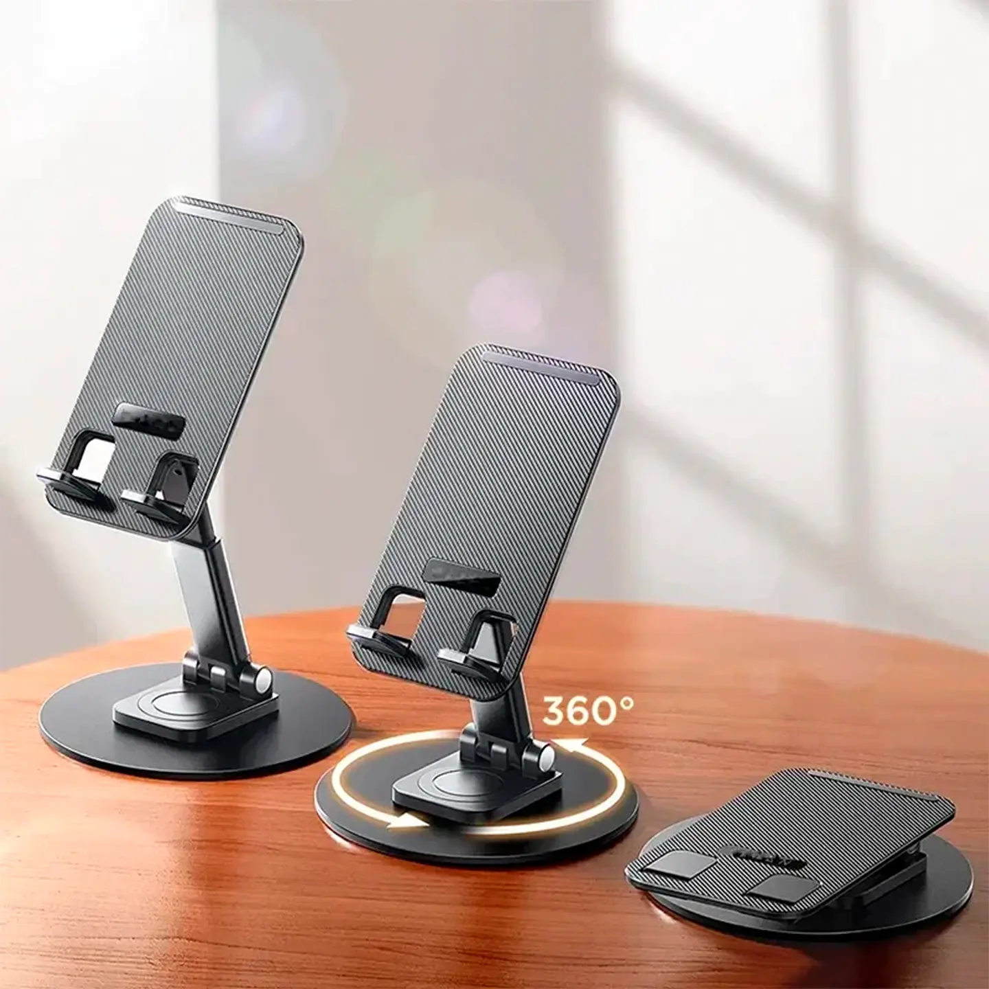 Soporte Base Plegable Gira 360 Para Celular y Tablet, Vanto 3