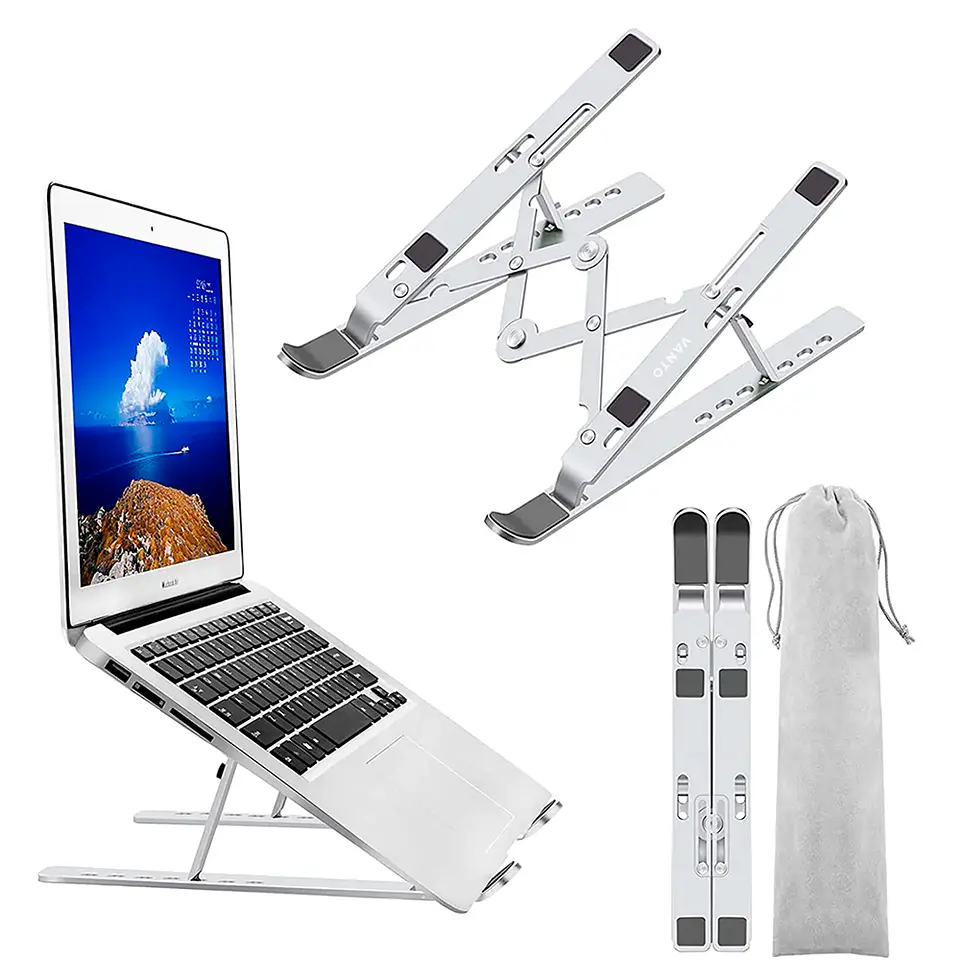 Soporte Base Alzador Acero De Macbook Air Notebook Vanto X10 1
