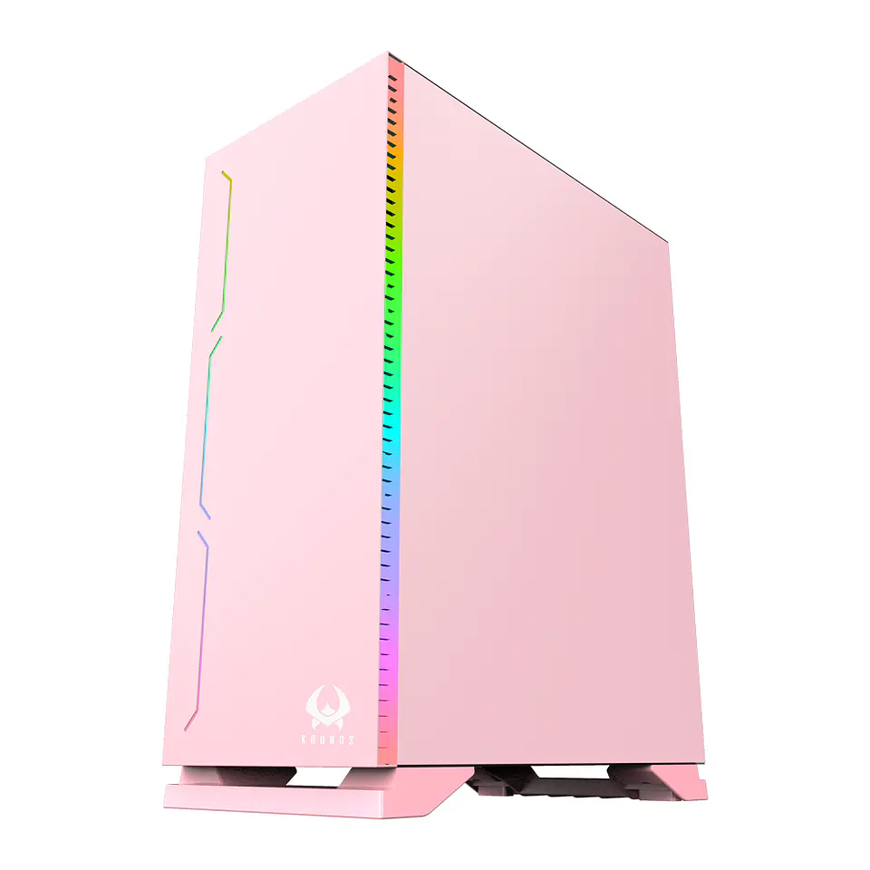 Gabinete Kronos Armor Pink, ATX, Vidrio Templado, USB 3.0 4