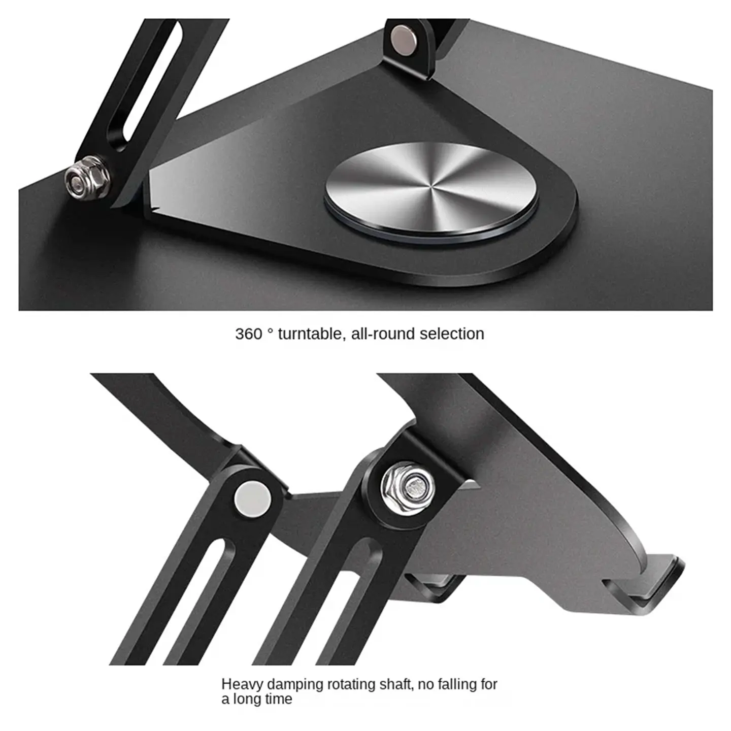 Soporte Base Acero Para Notebook Macbook Ipad Giro 360 Vanto 4