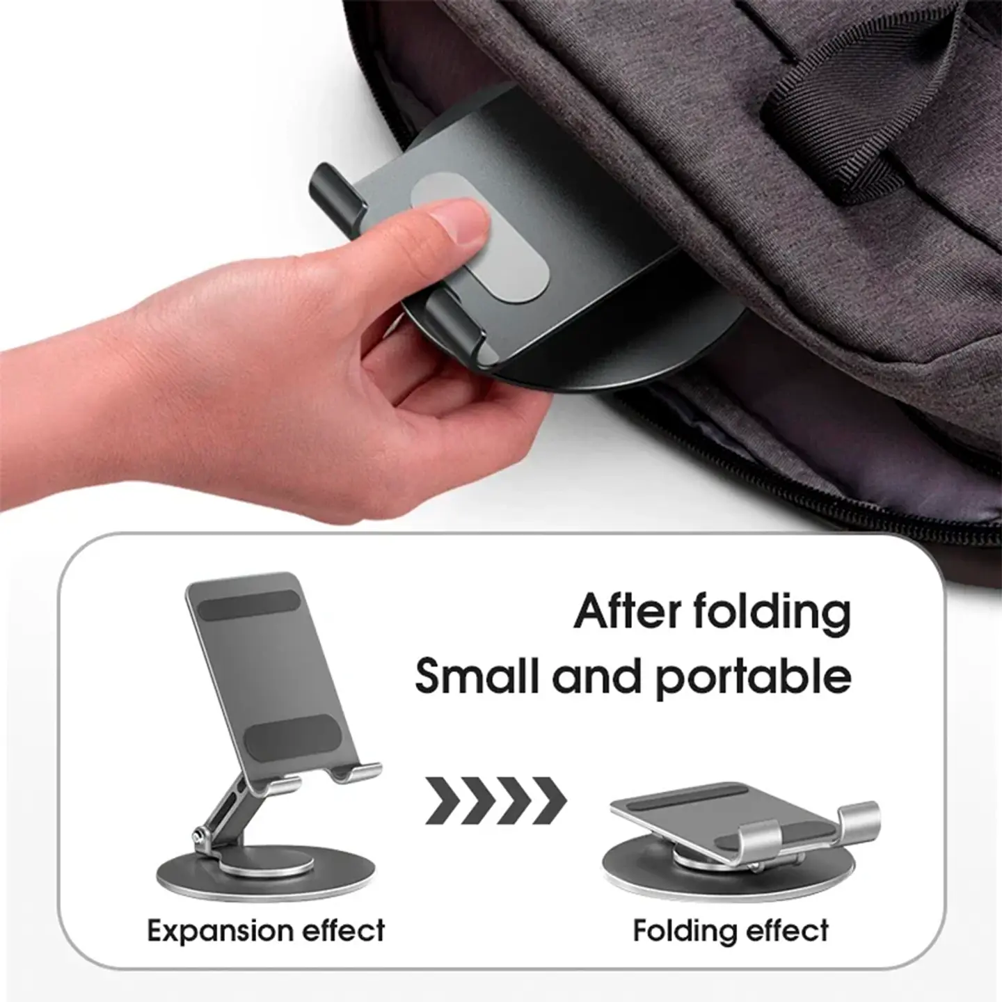 Soporte Acero Base Giratoria Para Celular iPad Tablet Vanto 5
