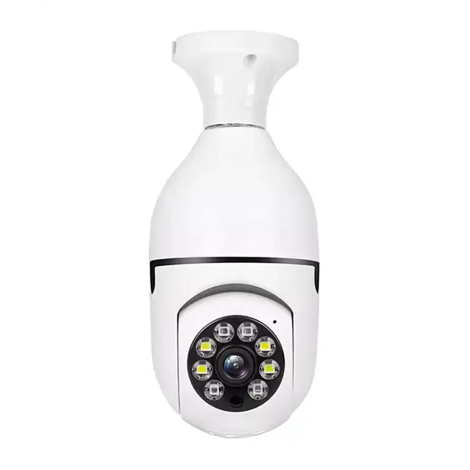Camara Ip tipo Ampolleta Panorámica Wifi, Visión Nocturna HD 1