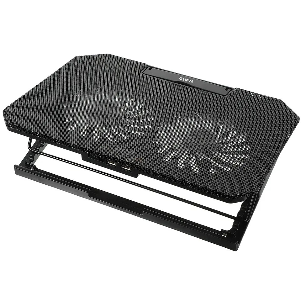 Cooler Ajustable Ventilador Potente Enfriador Notebook 2 USB 5