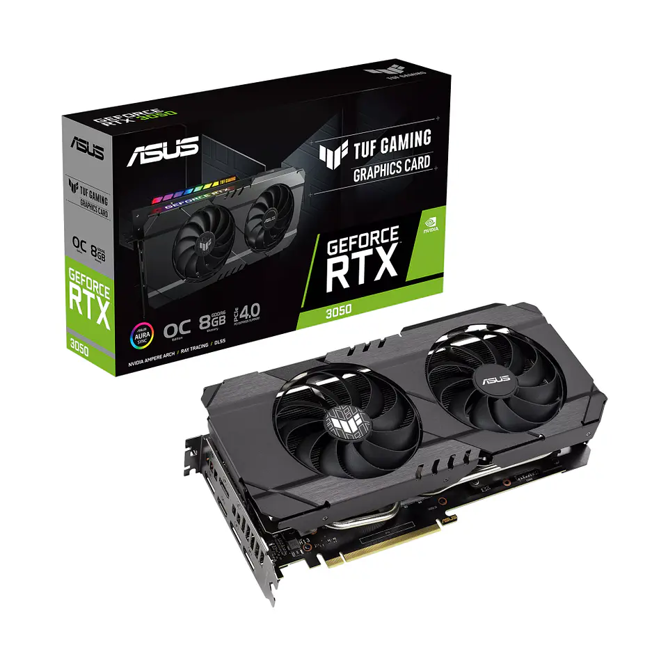 Tarjeta De Video Asus TUF Gaming GeForce RTX 3050 OC Edition 8GB 1
