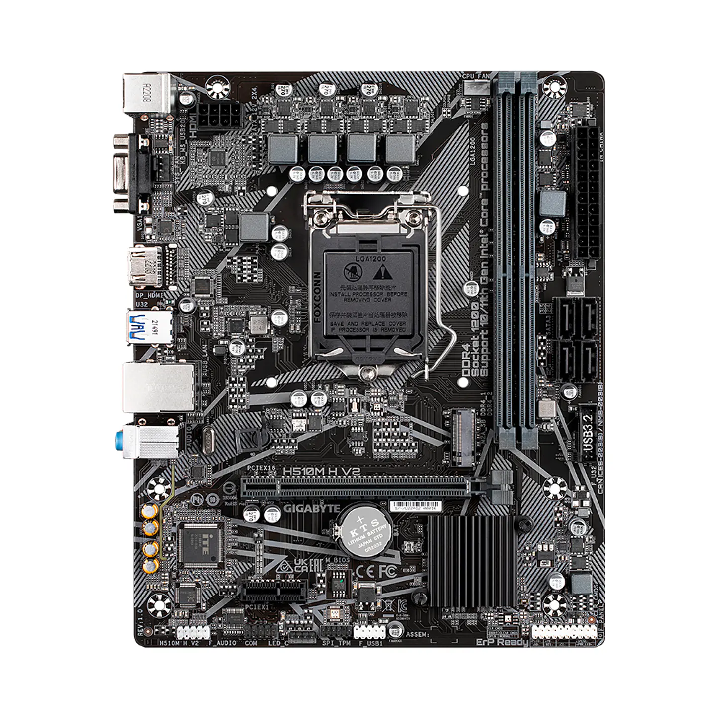 Placa Madre Gigabyte H510M H V2, Intel LGA1200 DDR4 MicroATX 2