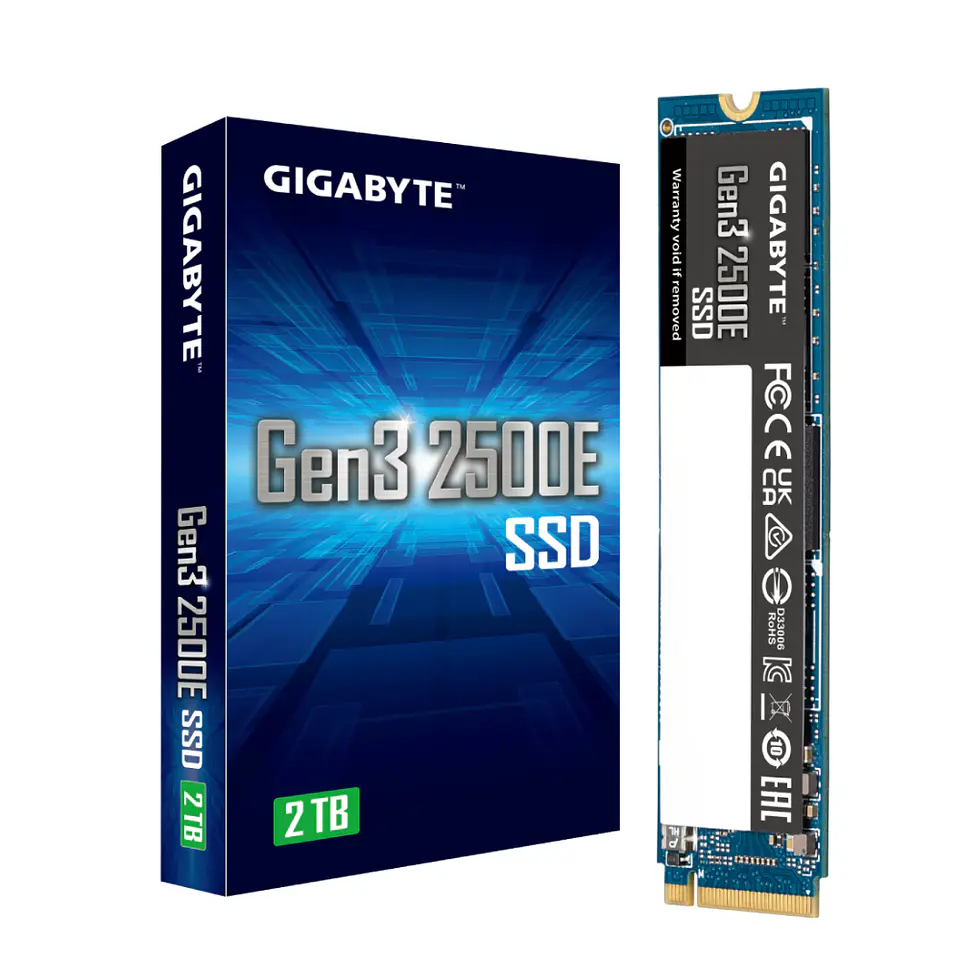Disco sólido SSD GIGABYTE Gen3 2500E - M.2 (2280) - 2TB 1
