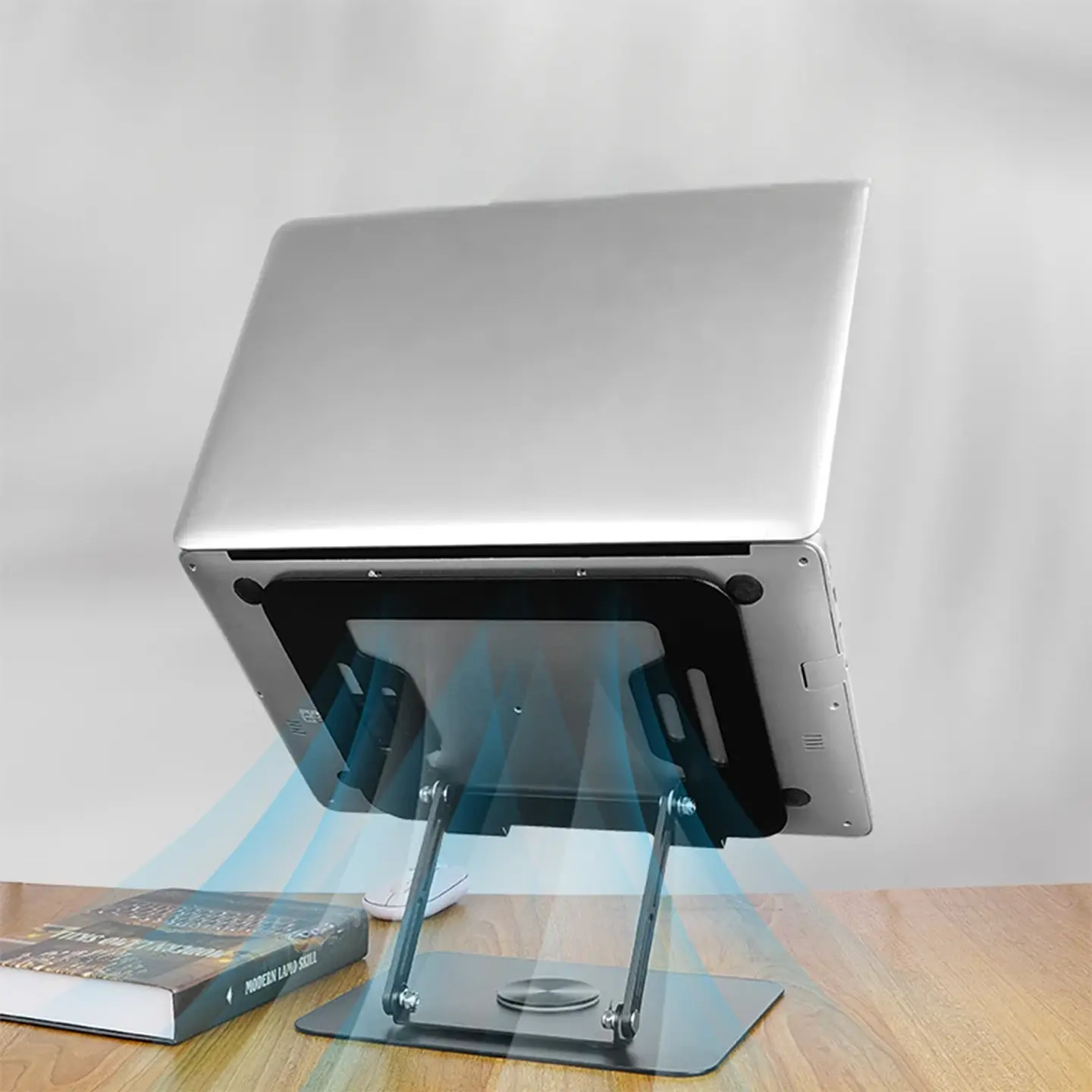 Soporte Base Acero Para Notebook Macbook Ipad Giro 360 Vanto 6