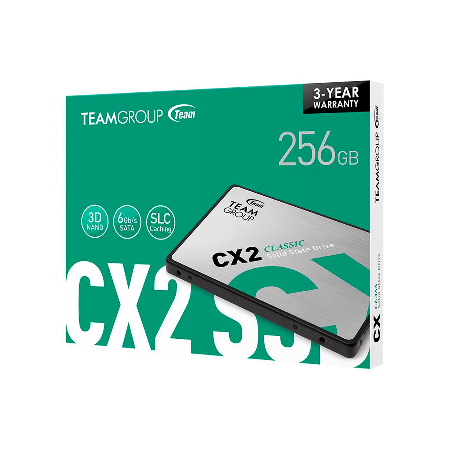 Disco Estado Sólido TeamGroup 256GB CX2 SSD 2.5