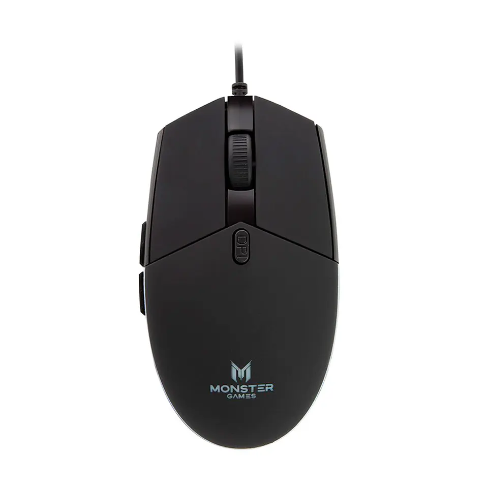 Mouse Gamer Monster Tide, 5 Botones, 3.200dpi, 7 colores RGB 1