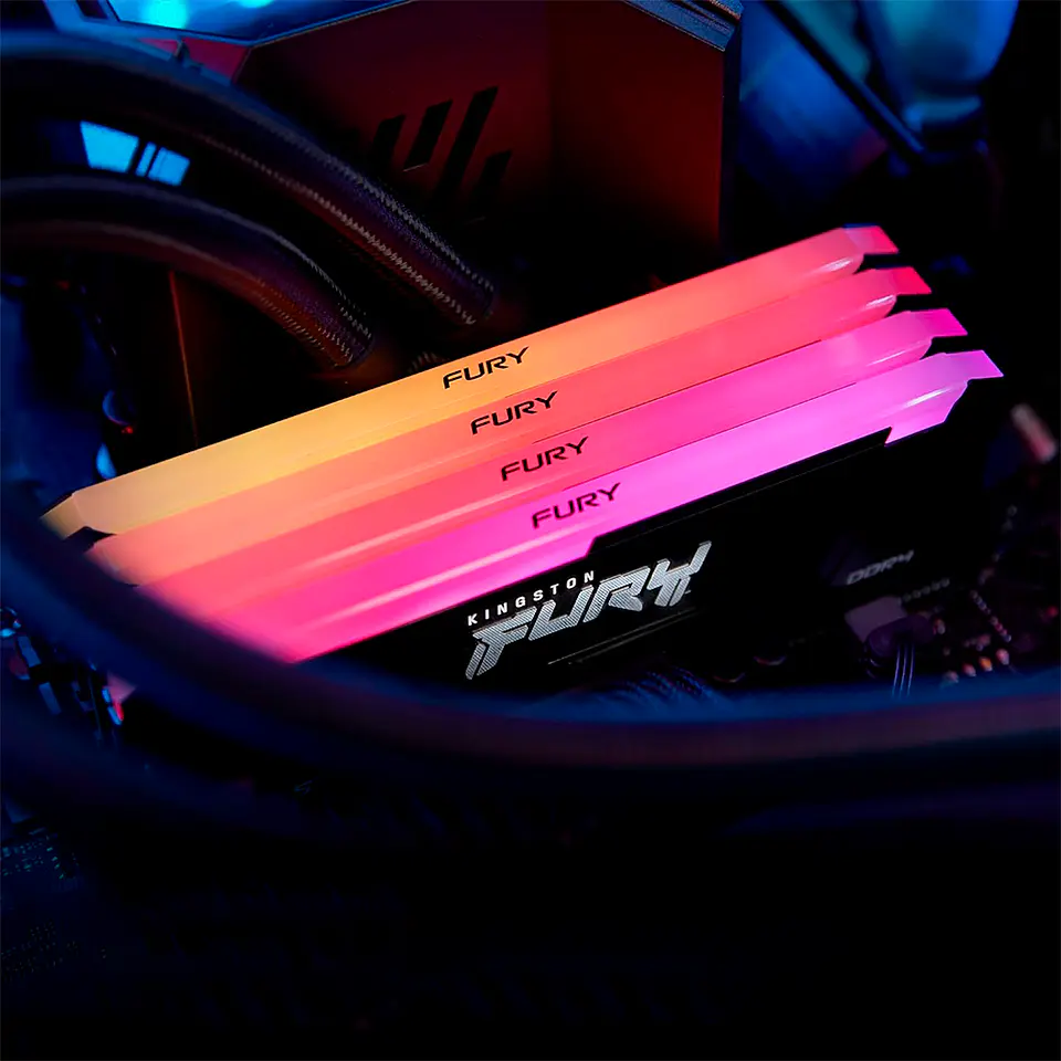 Memoria RAM Kingston Fury Beast 16GB DDR4 3200MHz CL16 RGB DIMM BK 3