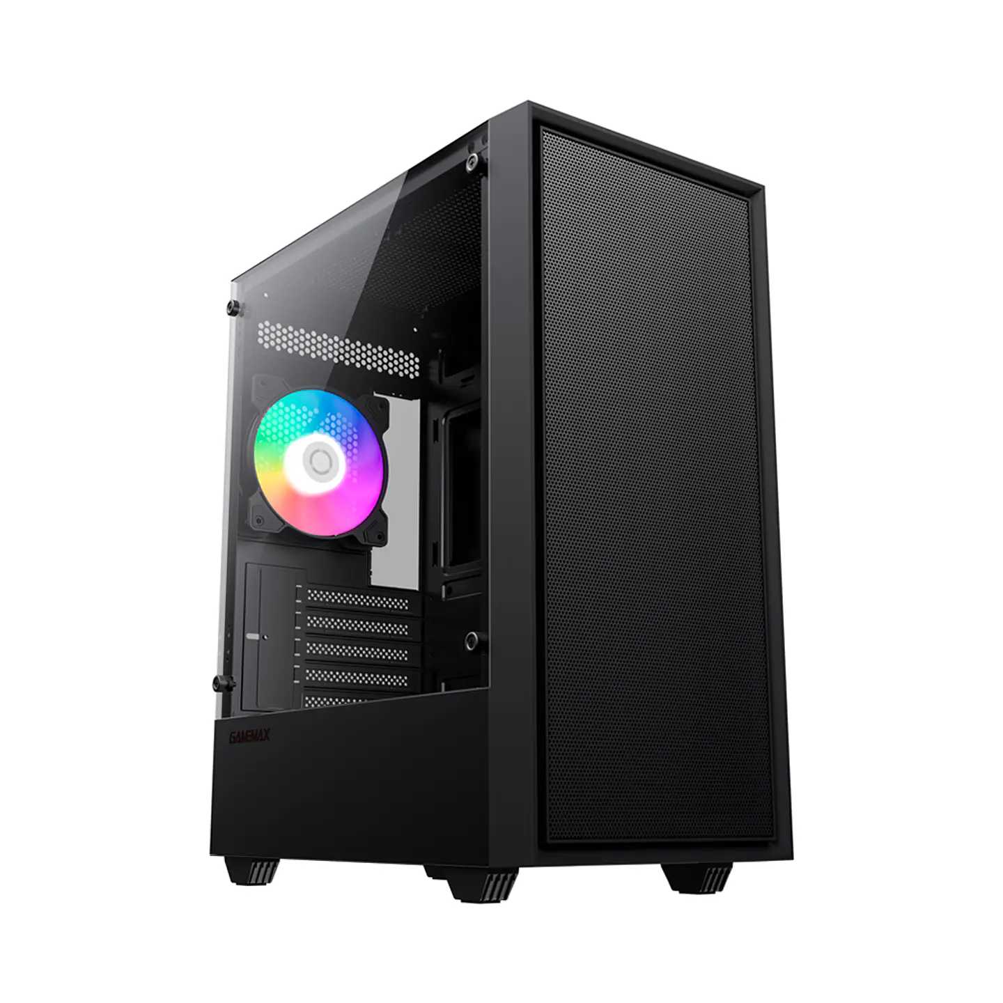 Gabinete Gamemax Storm Black mATX, Vidrio Lateral, 1 cooler 1
