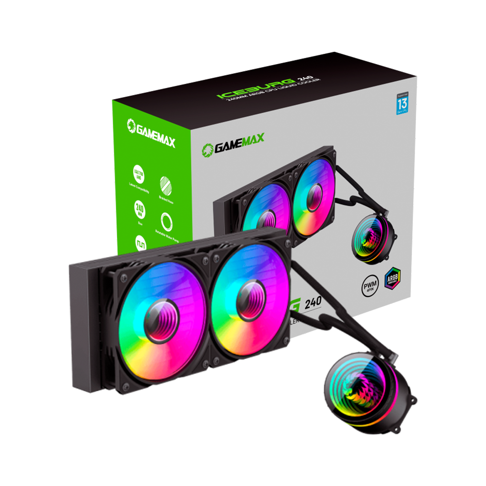Refrigeración Líquida Gamemax IceBurg 240, 1200/1700/am4/am5