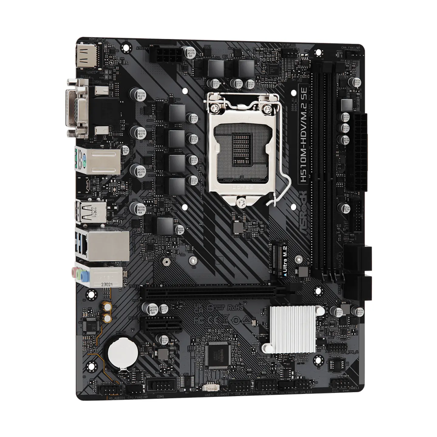 Placa Madre ASRock H510M-HDV/M.2 SE, LGA1200, DDR4, Intel 10º y 11º generación 3