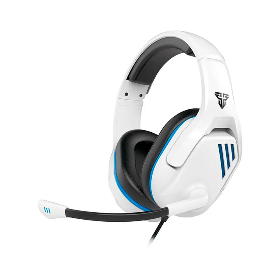 Audífono Gamer Fantech Valor MH86 Blanco conexión jack 3.5m 1