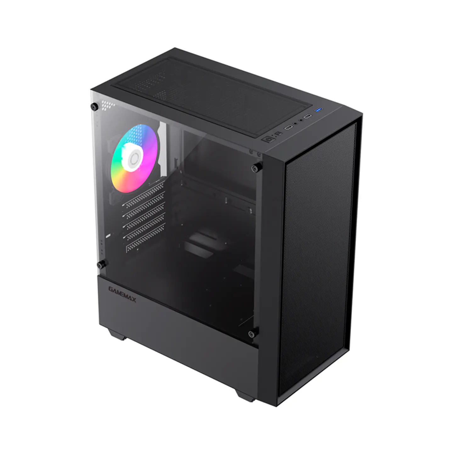 Gabinete Gamemax Storm Black mATX, Vidrio Lateral, 1 cooler 5